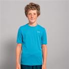 Water Tee Shirt Anti Uv Short Sleeve Junior Blue