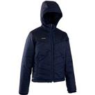 Kids' Short And Warm Football Jacket - Navy Blue