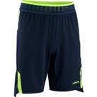 Kids' Football Shorts Clr - Blue/neon Yellow