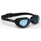 Xbase 100 Adult Swimming Goggles Clear Lenses - Black