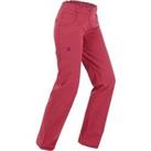 Womens Cotton Stretch Climbing Trousers Vertika - Ruby Red