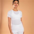 Women's Gentle Yoga T-shirt - White