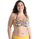 Bandeau Swimsuit Top With Removable Padded Cups Lori Canggu - Yellow