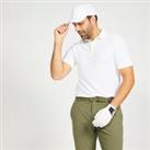 Men's Golf Short Sleeve Polo Shirt - Ww500 White