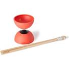 Diabolo With Wooden Sticks 100 - Red