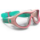 Pool Mask Swimdow - Clear Lens - Kids' Size - Pink Green