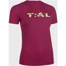 Women's Short-sleeved Trail Running T-shirt Graph-raspbeRRy