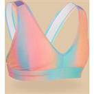 Girl's Surfing Triangle Lily Swimsuit Top 900 Blur Pink