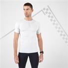Men's Running Seamless T-shirt Kiprun Run 500 Comfort Skin White