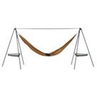 Compact Hammock Support For Camping - Black