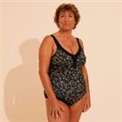 Women's 1-piece Swimsuit For Aquagym Clara Pipa Black