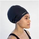 Silicone Swimming Cap - One Size - Thick Hair - Black