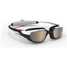 Turn Swimming Goggles - MiRRored Lenses - Single Size - Black White Red