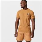 Men's Crew Neck Breathable Soft Slim-fit Cross Training T-shirt - Hazelnut