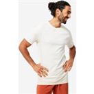 Men's Seamless Short-sleeved Dynamic Yoga T-shirt - White
