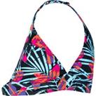 Girl's Scarf Swimsuit Top - 100 Tami Tropical Party Pink