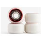 56mm 101a Conical Skateboard Wheels Wh500 4-pack - Ivory