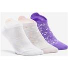 Women's Invisible Socks X 3 - Colour