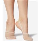 Rhythmic Gymnastics Toe Shoe Socks - Beige