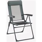 Camping Comfortable Reclining Folding Armchair - Steel