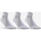 Refurbished rs 160 Adult Mid-high Sports Socks Tri-pack - White - A Grade