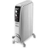 De'Longhi Dragon 4 Oil filled radiator 2KW with mechanical timer - White