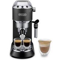 De'Longhi Dedica Style Pump Espresso Coffee Machine Black - Black