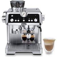 De'Longhi La Specialista Prestigio Manual bean to cup espresso machine Silver & Black - Metal