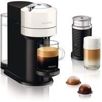 De'Longhi Nespresso Vertuo Next Capsule Coffee Machine with Aeroccino Milk Frother White - White