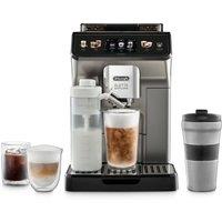 De'Longhi Eletta Explore Bean to Cup Machine with Cold Brew Titanium & Black - Titanium