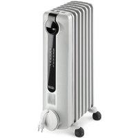 De'Longhi Radia S Oil filled radiator 1.5KW Electric Timer - White