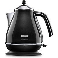 De'Longhi Icona Micalite Black Metallic Kettle - Black