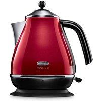 De'Longhi Icona Micalite Red Metallic Kettle - Red