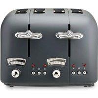 De'Longhi Argento Silva 4 slice Grey Toaster - Grey