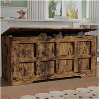 Storage Chest  Shaker Style Blanket or Toy Box With Lid & Safety Hinges  Rustic