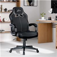 Xstriker Small Gaming Chair - Fabric PC Computer Desk Office Chair - Black