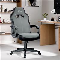 Xstriker Small Gaming Chair - Fabric PC Computer Desk Office Chair - Grey