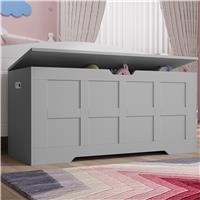 Kids Toy Box  Shaker Blanket Box Bench Storage Chest Trunk  Grey