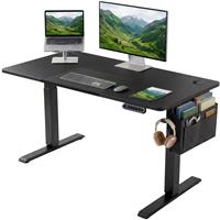 Black Electric Standing Desk  Adjustable Gaming Office Desk  120cm x 60cm