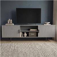 Flutrina Painted 180cm TV Unit Cabinet with Storage for TVs up to 85"  Grey