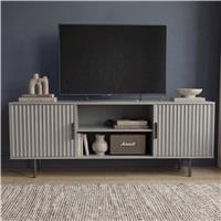 Flutrina Painted 140cm TV Unit Cabinet with Storage for TVs up to 55"  Grey