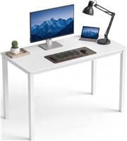 White Home Office Desk  Writing Study Computer Table  100 X 50 cm