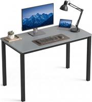 Grey Computer Desk Elegant Writing Table for Your Home Office Setup  100 X 50 cm