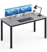 Grey Computer Desk Elegant Writing Table for Your Home Office Setup  120 X 50 cm
