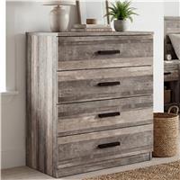 Blythe 4 Drawer Chest Of Drawers  Bedroom Drawers  Ash Grey