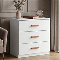 Blythe 3 Drawer Chest  Small Chest of Drawers  White