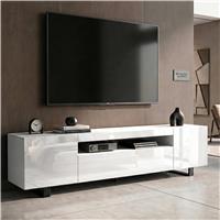 Kystra 180cm White High Gloss TV Unit with Storage