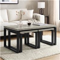 Nestline Grey Nesting Coffee Tables Set of 3