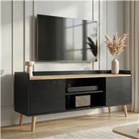 Larvik TV Unit with Storage for TVs up to 50 - Black