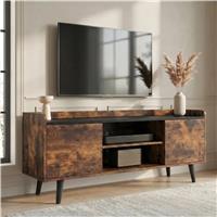 Larvik TV Unit with Storage for TVs up to 50 - Rustic